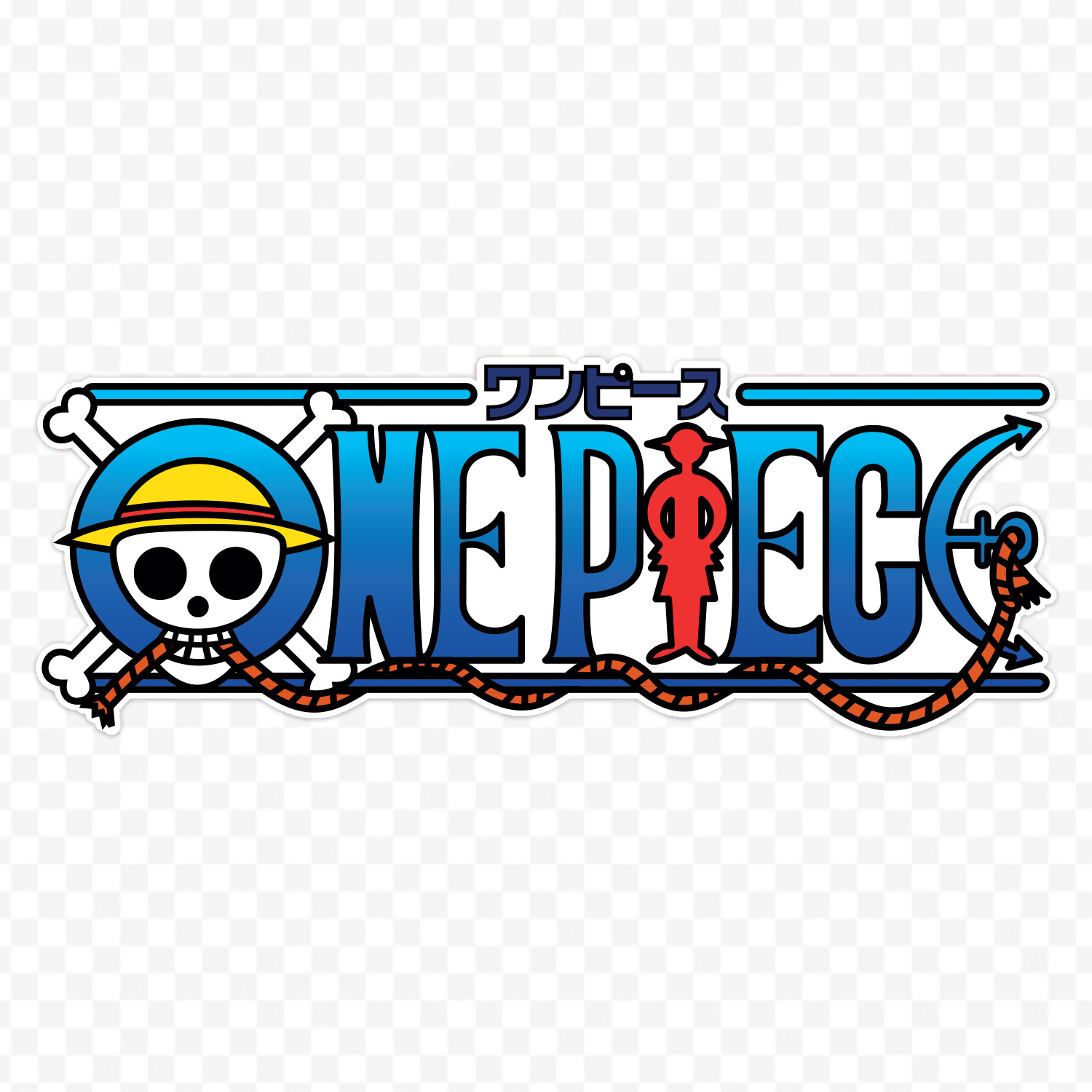 One Piece Logo Marine Sticarz