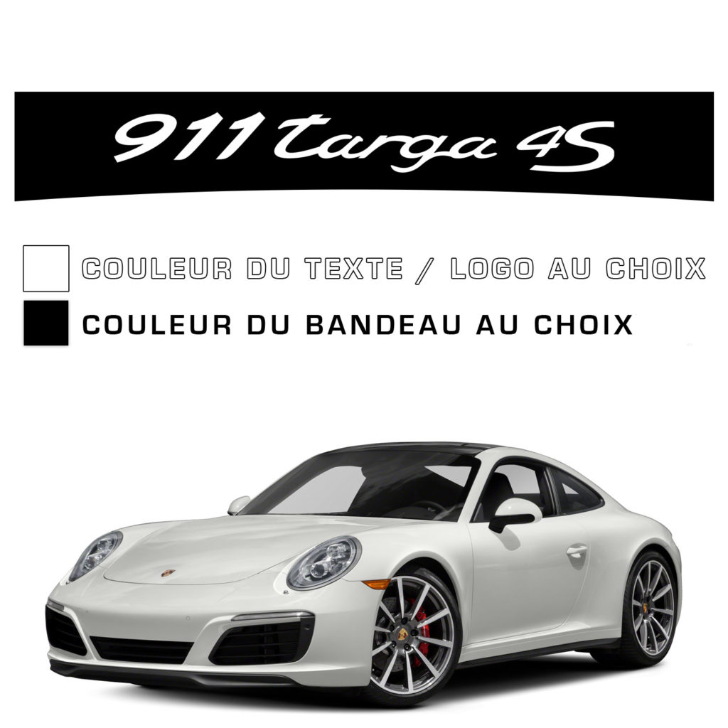 Bandeau 911 targa 4s
