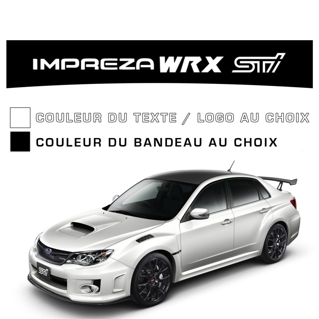 Bandeau Impreza WRX STI