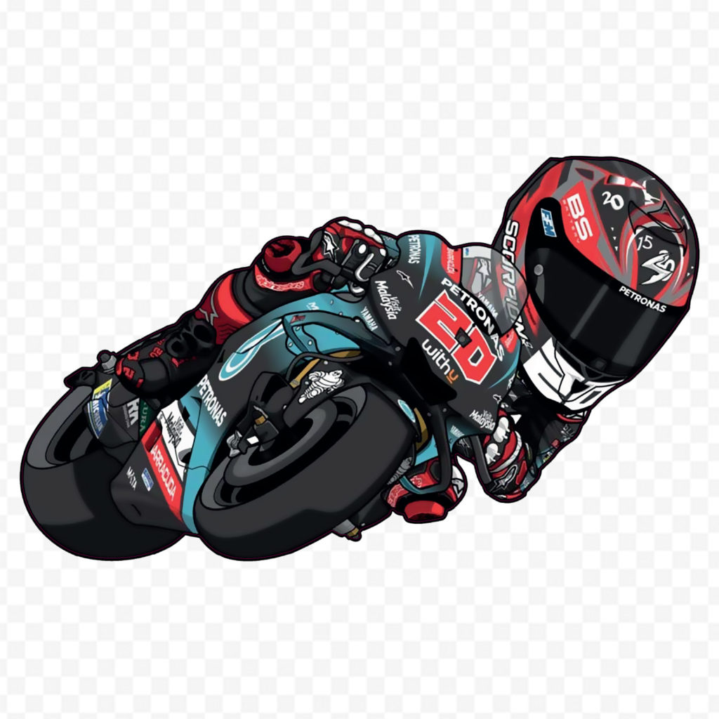 Quartararo Petronas Cartoon
