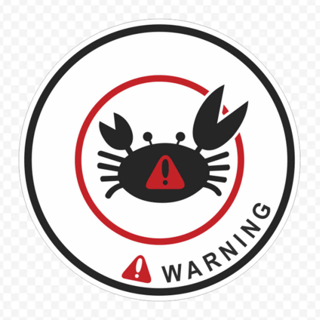 Crabe Warning