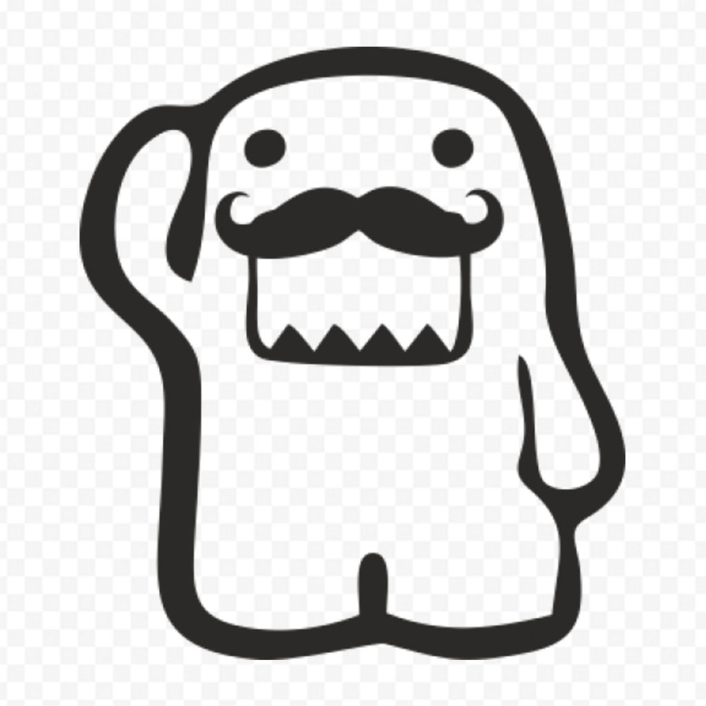 Domo Moustache Debout