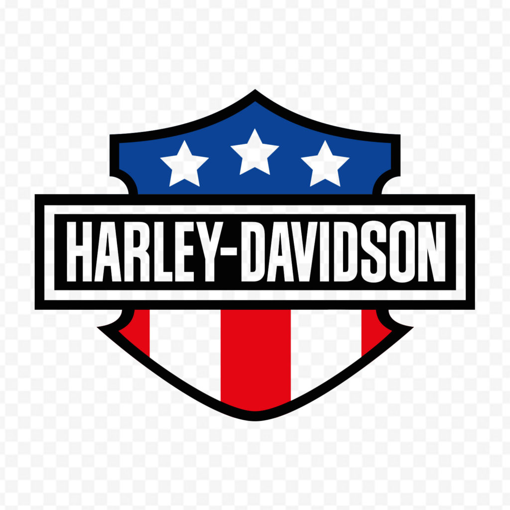 Harley Drapeau Americain