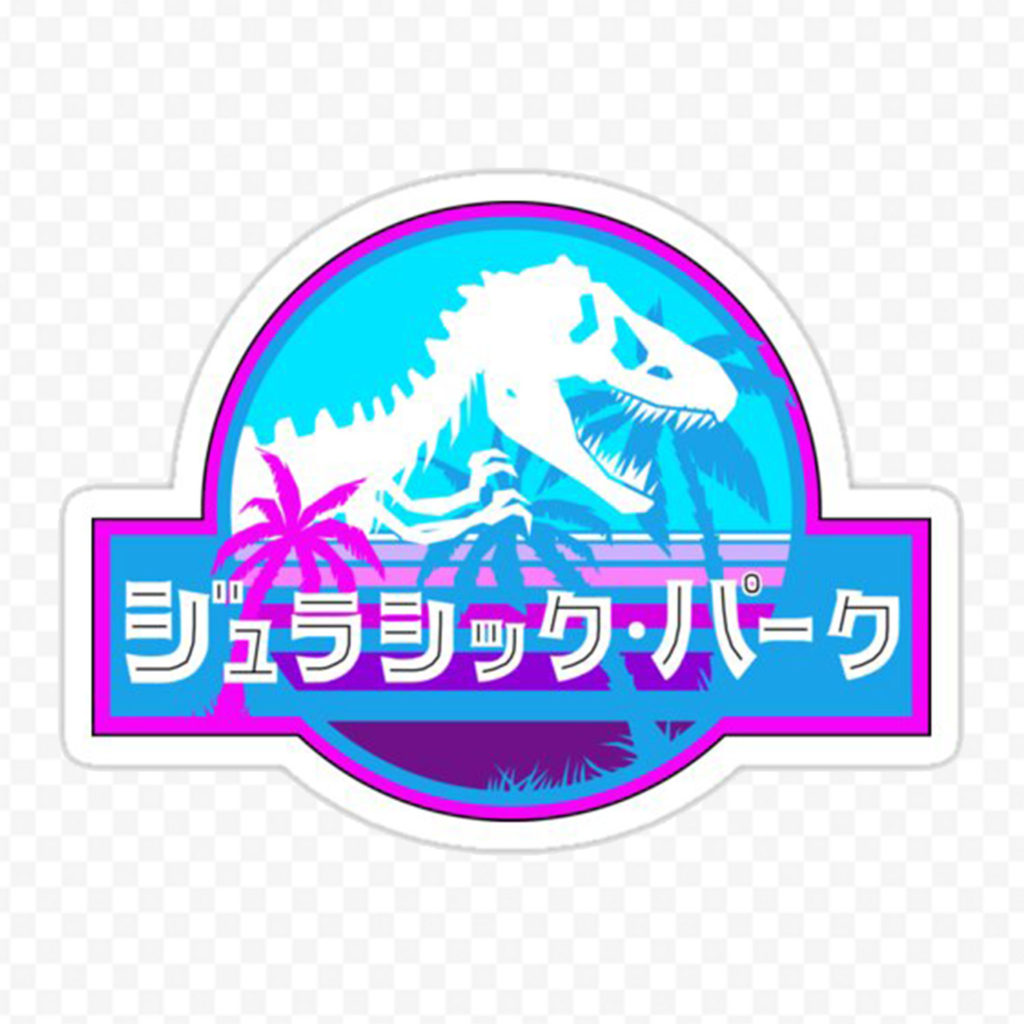 Jurassic Park Vaporwave