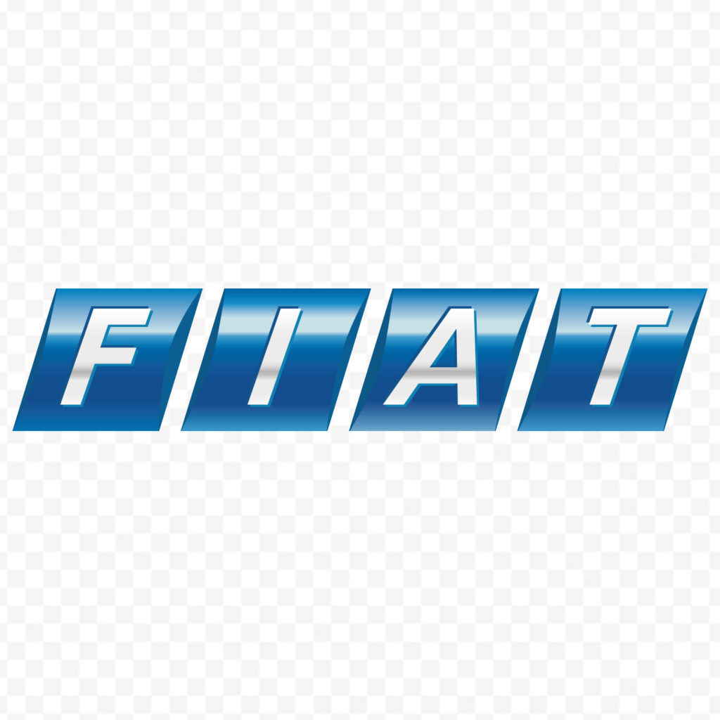 Logo Fiat Bleau Relief