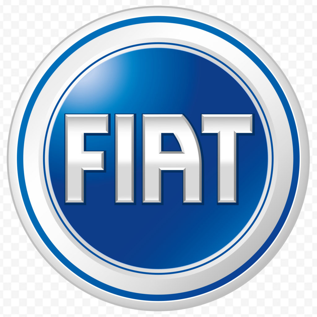 Logo Fiat Bleu Et Gris