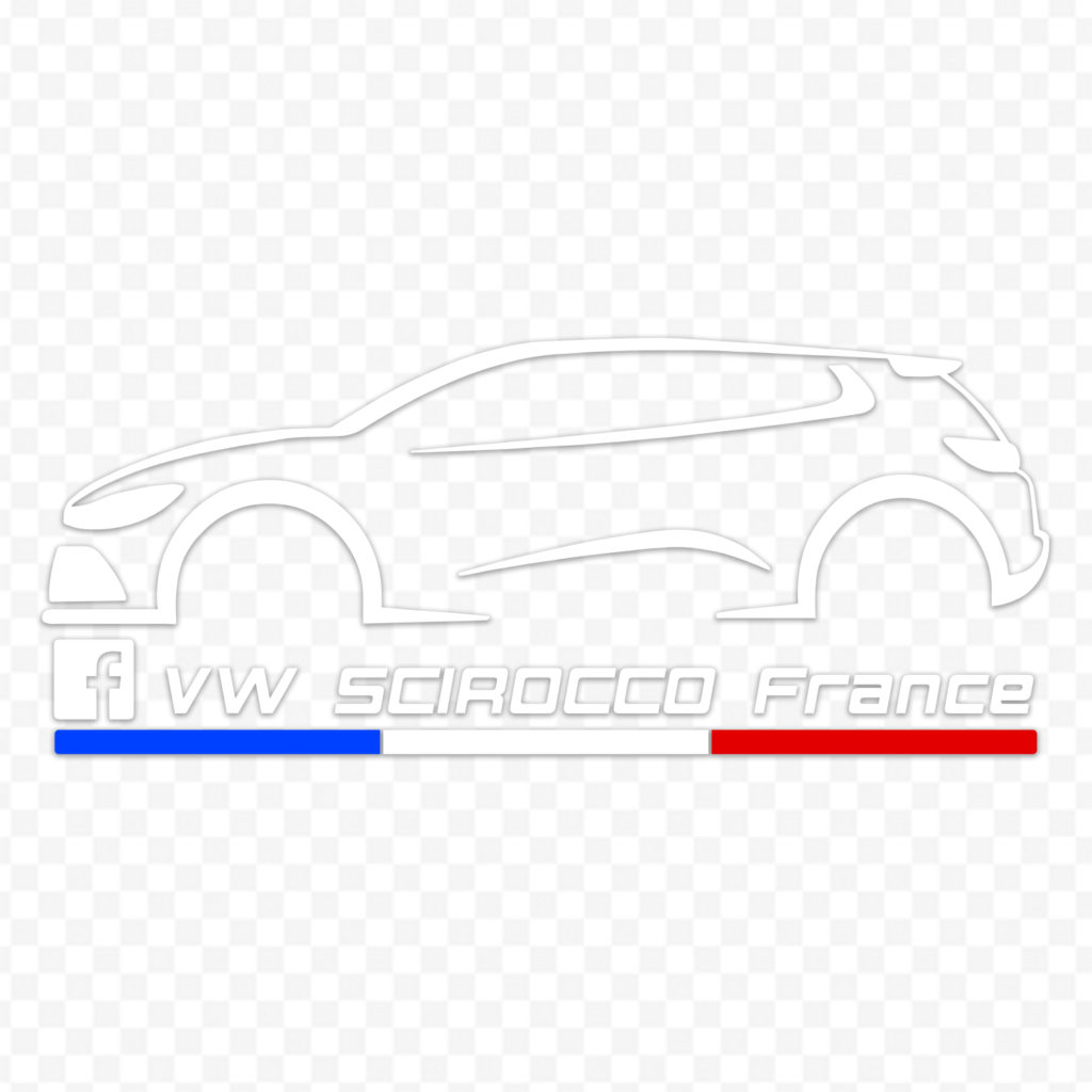 Sticker / Autocollant officiel - VW Scirocco Fan Page - France