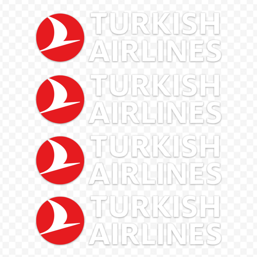 Turkish Airline (lot de 4)