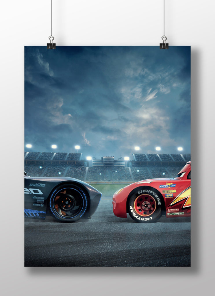 Poster Cars 3  - FACE TO FACE