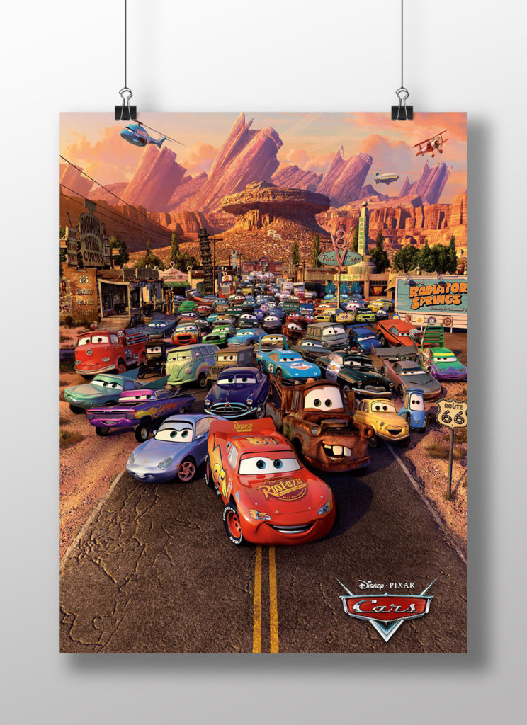 Poster Cars  - Groupe