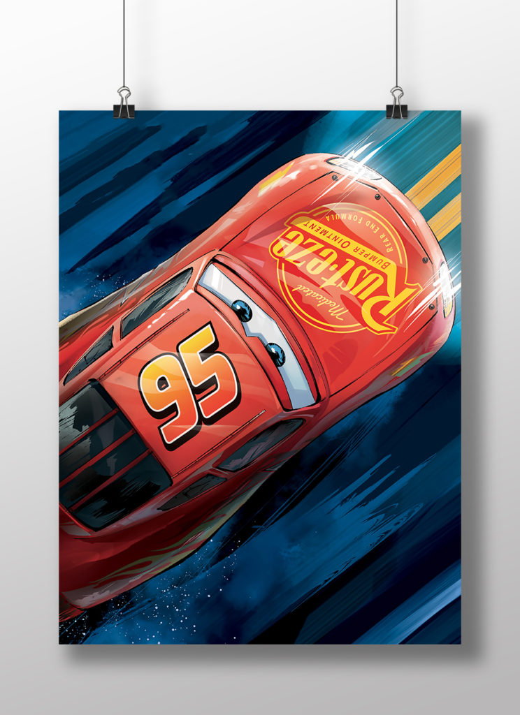 Poster Cars  - Oil