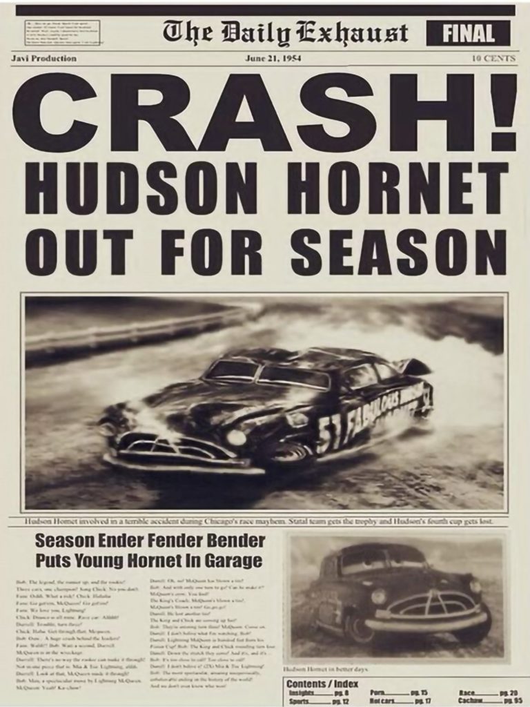 Poster Cars  - Crash Hornet