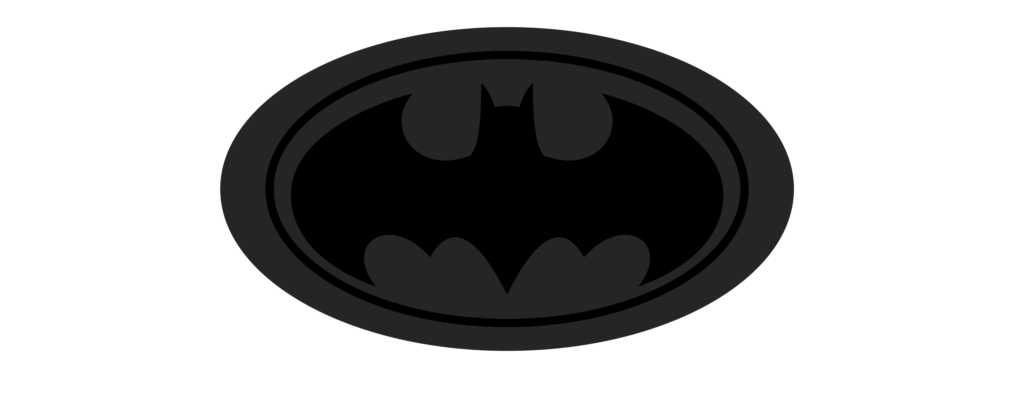 STICKERS LOGO ARRIERE BATMAN FORD TRANSIT CUSTOM