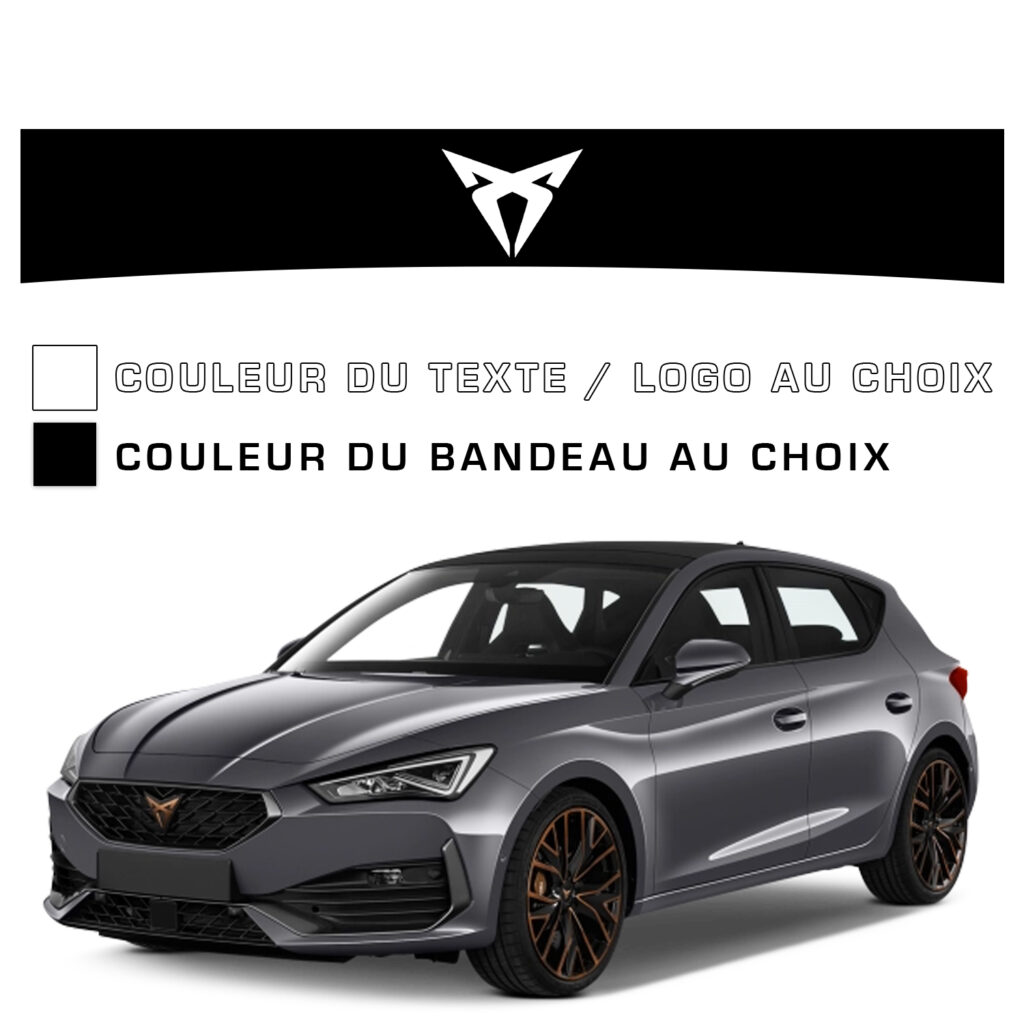 Bandeau Cupra logo central