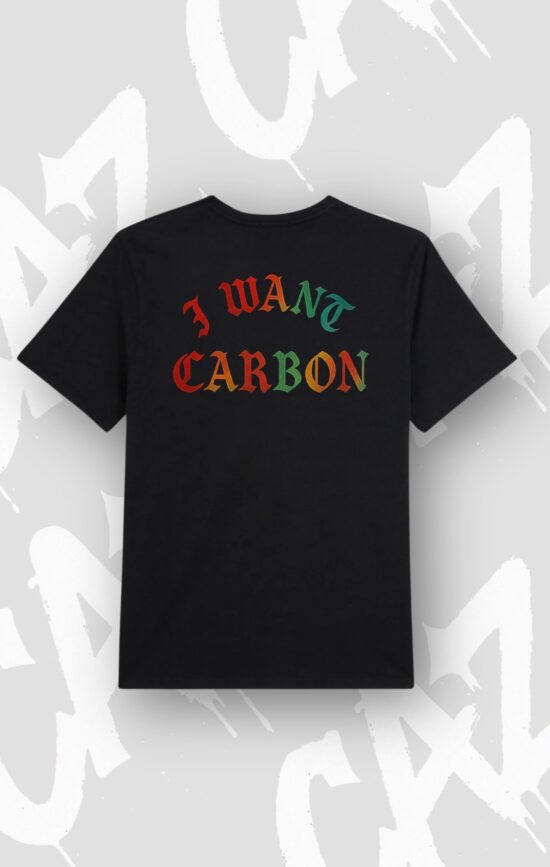T-Shirt CAZ - I Want Carbon Color
