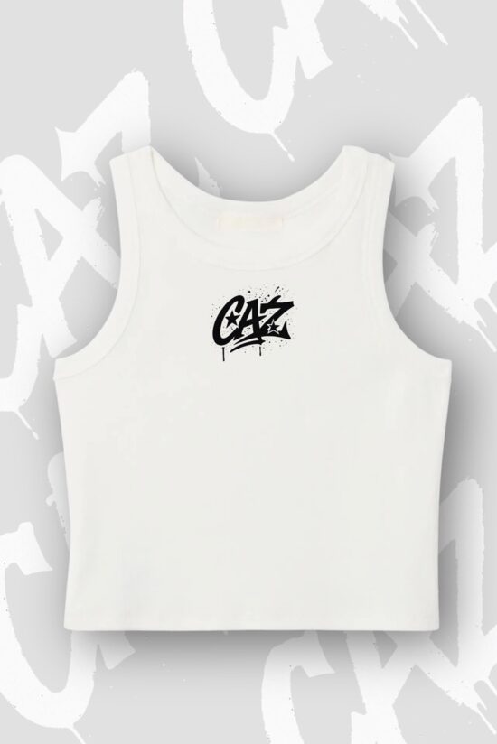 Crop-Top CAZ - Sky Collection - Blanc