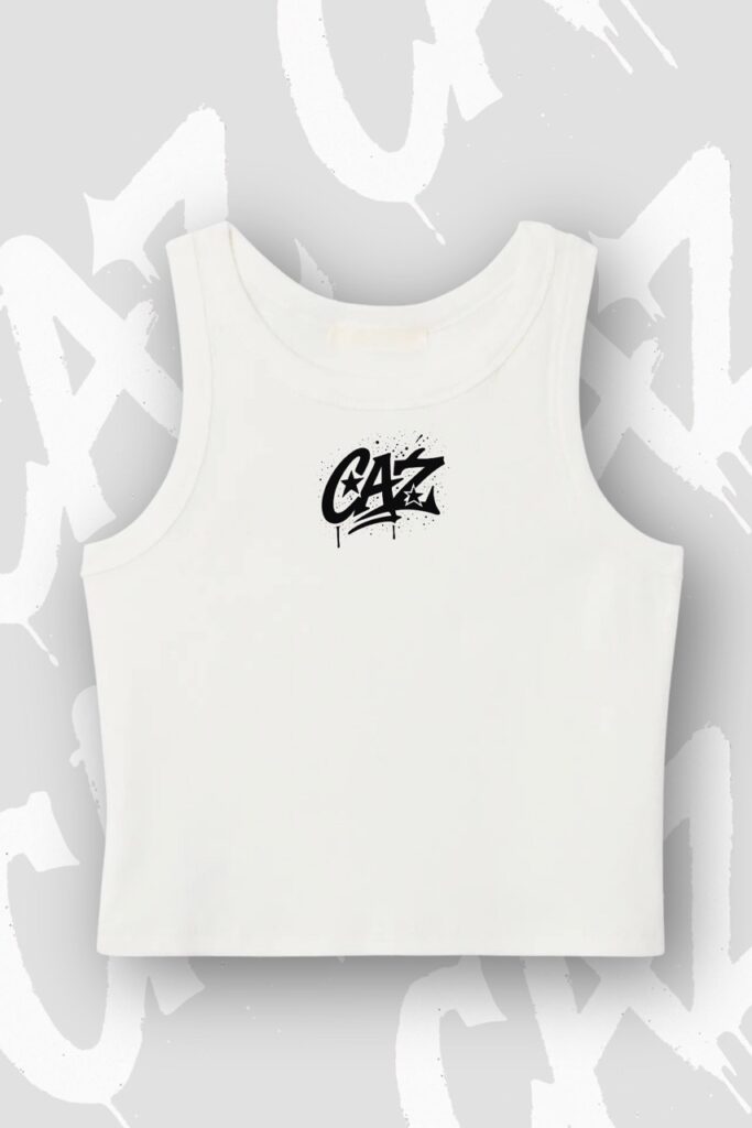 Crop-Top CAZ - Sky Collection - Blanc