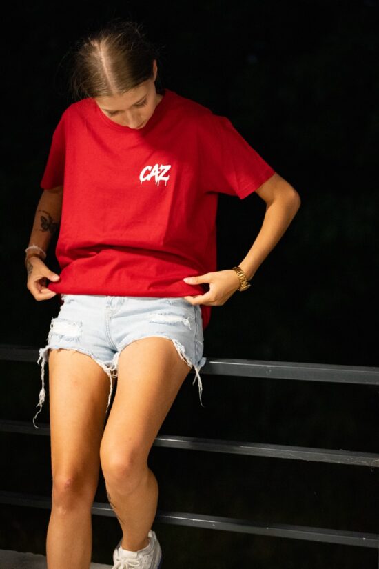 T-Shirt CAZ - Rouge – Image 3