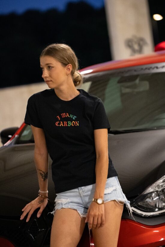 T-Shirt CAZ - I Want Carbon Color – Image 3