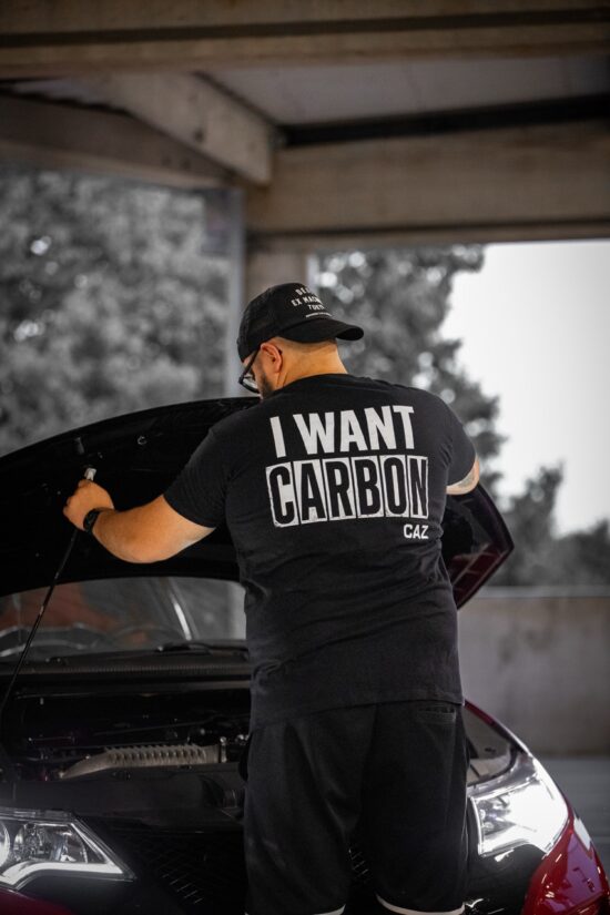 T-Shirt CAZ - I Want Carbon Noir – Image 2