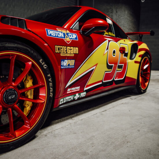 Lot de stickers - kit déco Flash McQueen Cars 3 (sur mesure)