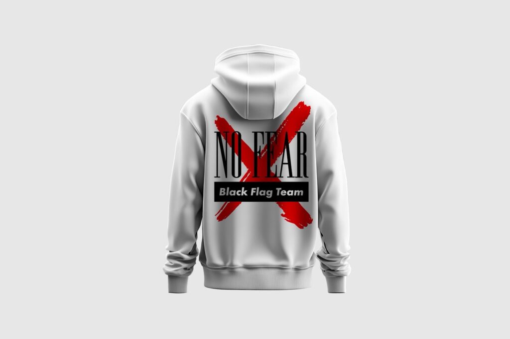 Sweat-shirt NO FEAR - Black Flag Team