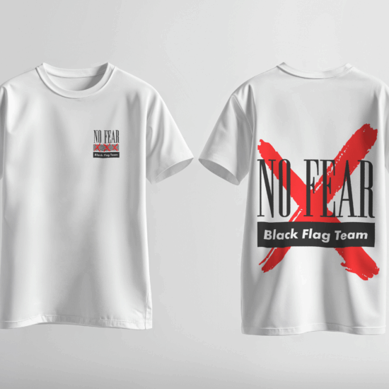 T-shirt NO FEAR - Black Flag Team
