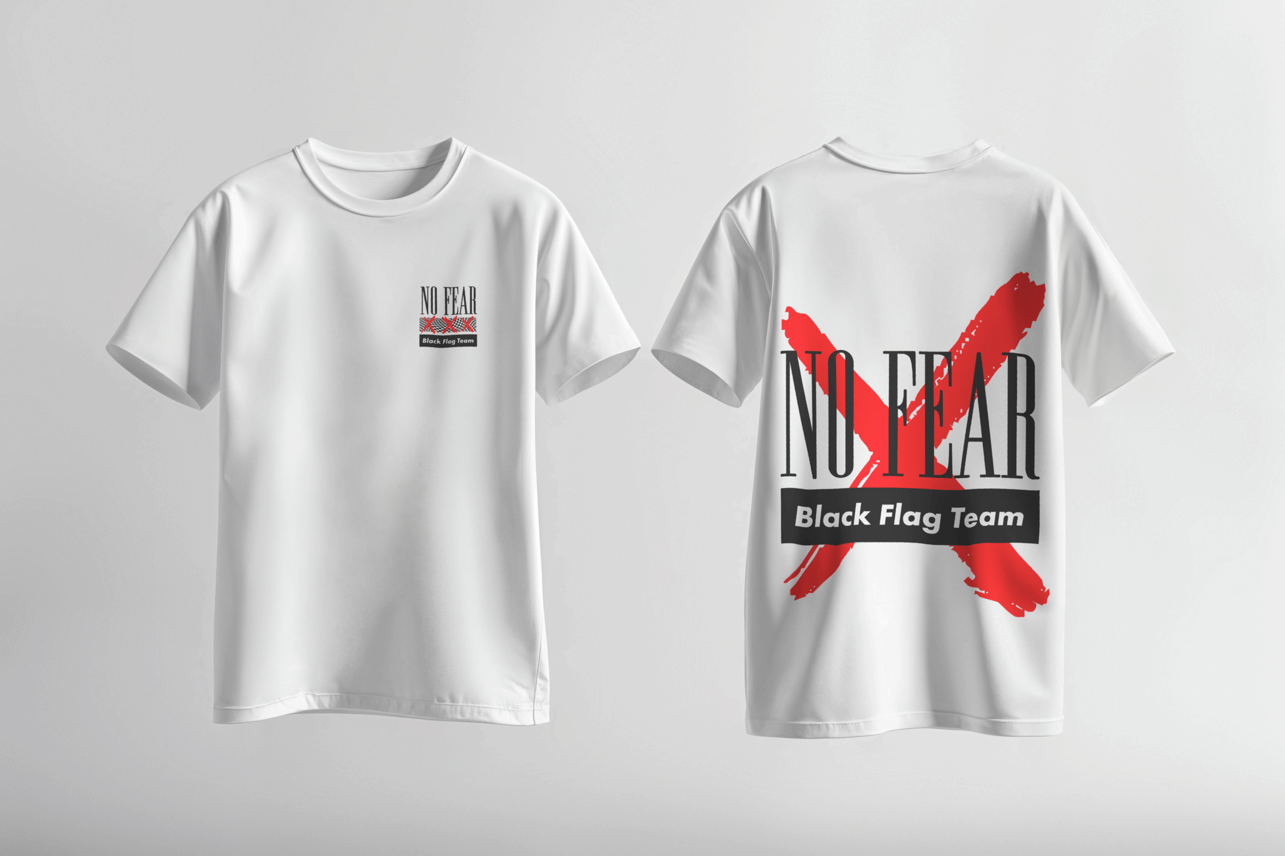 T-shirt NO FEAR - Black Flag Team