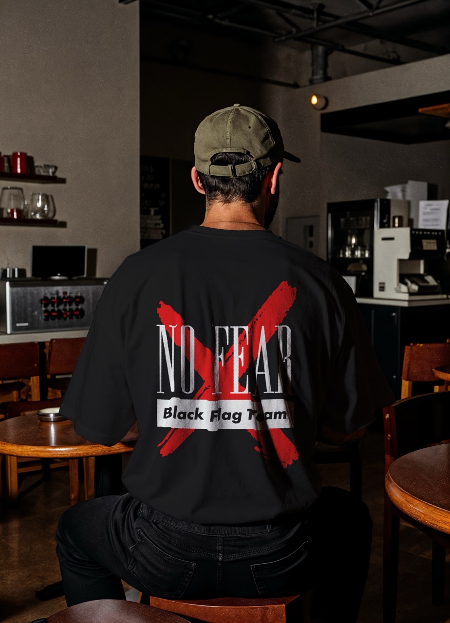 T-shirt NO FEAR - Black Flag Team – Image 5