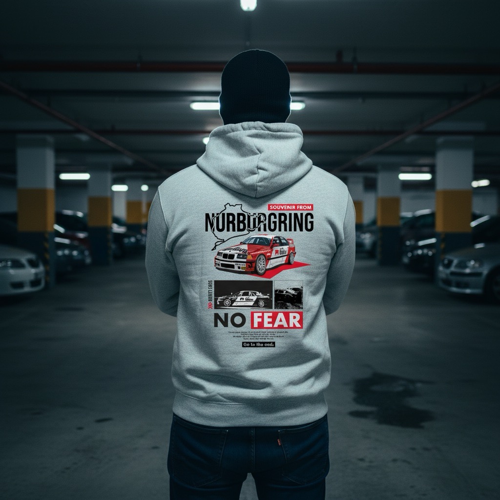 Sweat-shirt NO FEAR - E36 Nurburgring – Image 3