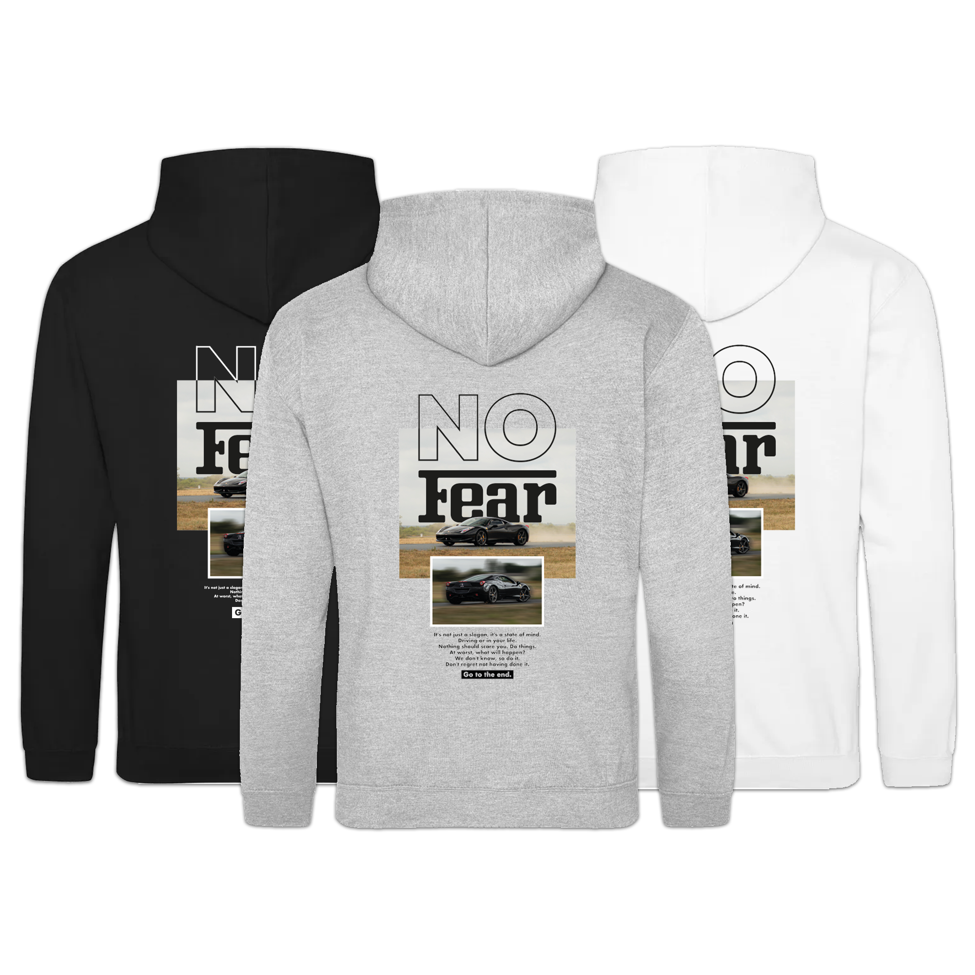 Sweat-shirt NO FEAR - 458 Italia