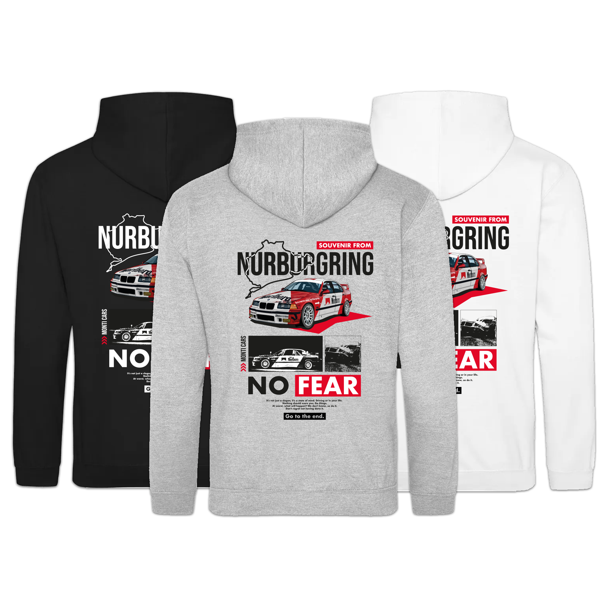 Sweat-shirt NO FEAR - E36 Nurburgring