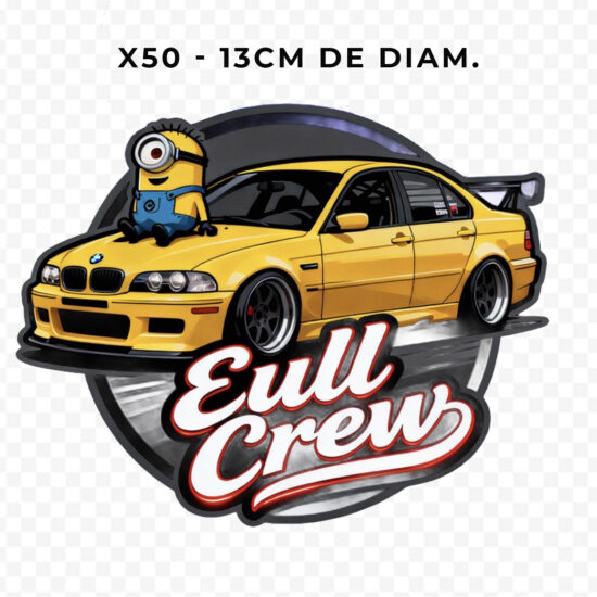 Lot de 50 stickers Eull Crew Minion